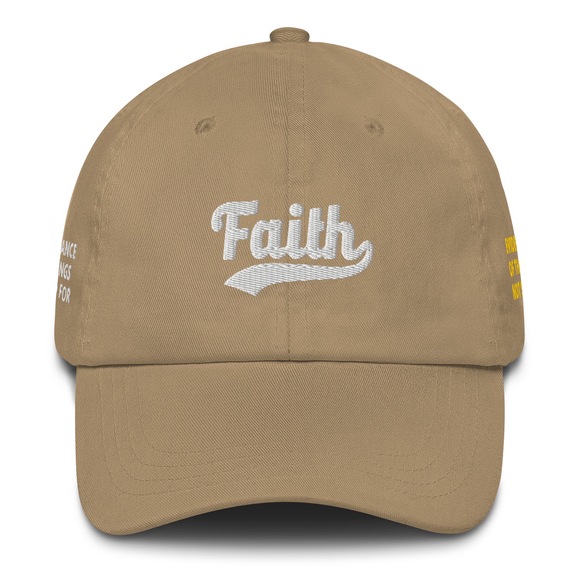 Faith (Hebrews 11:1) Dad Hat- Brown