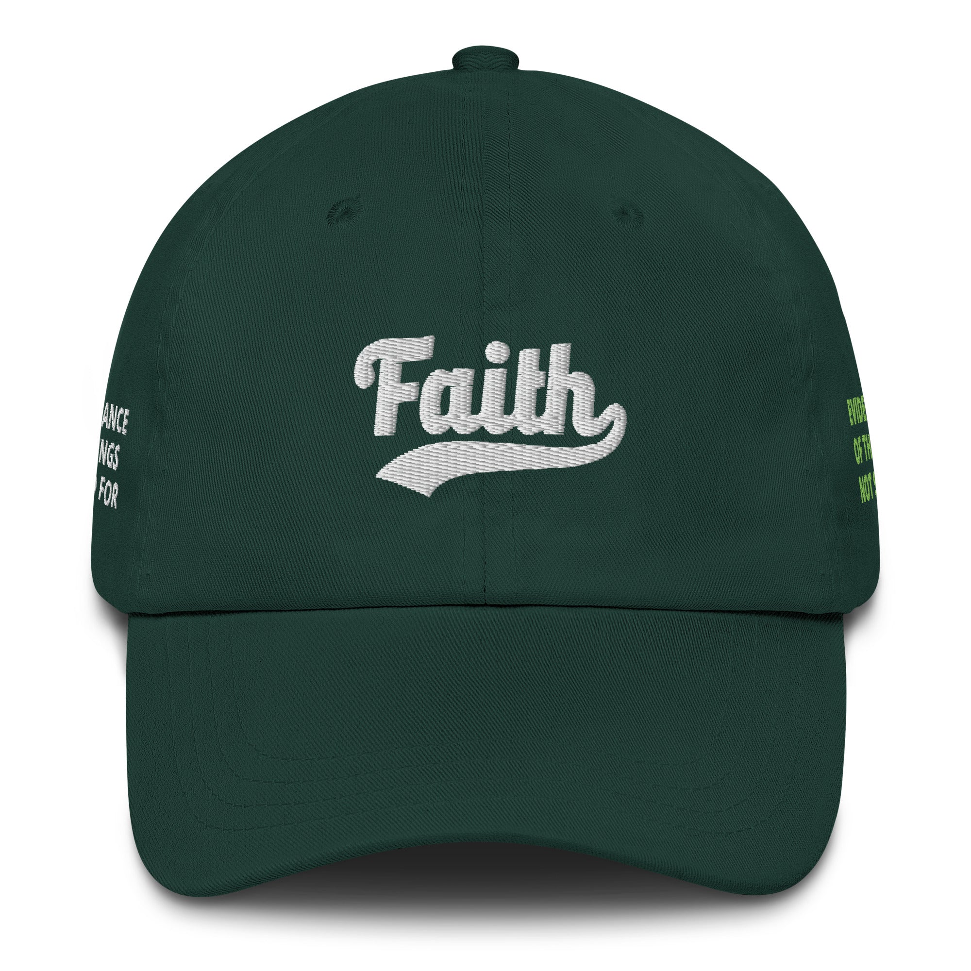Faith (Hebrews 11:1) Dad Hat - Green