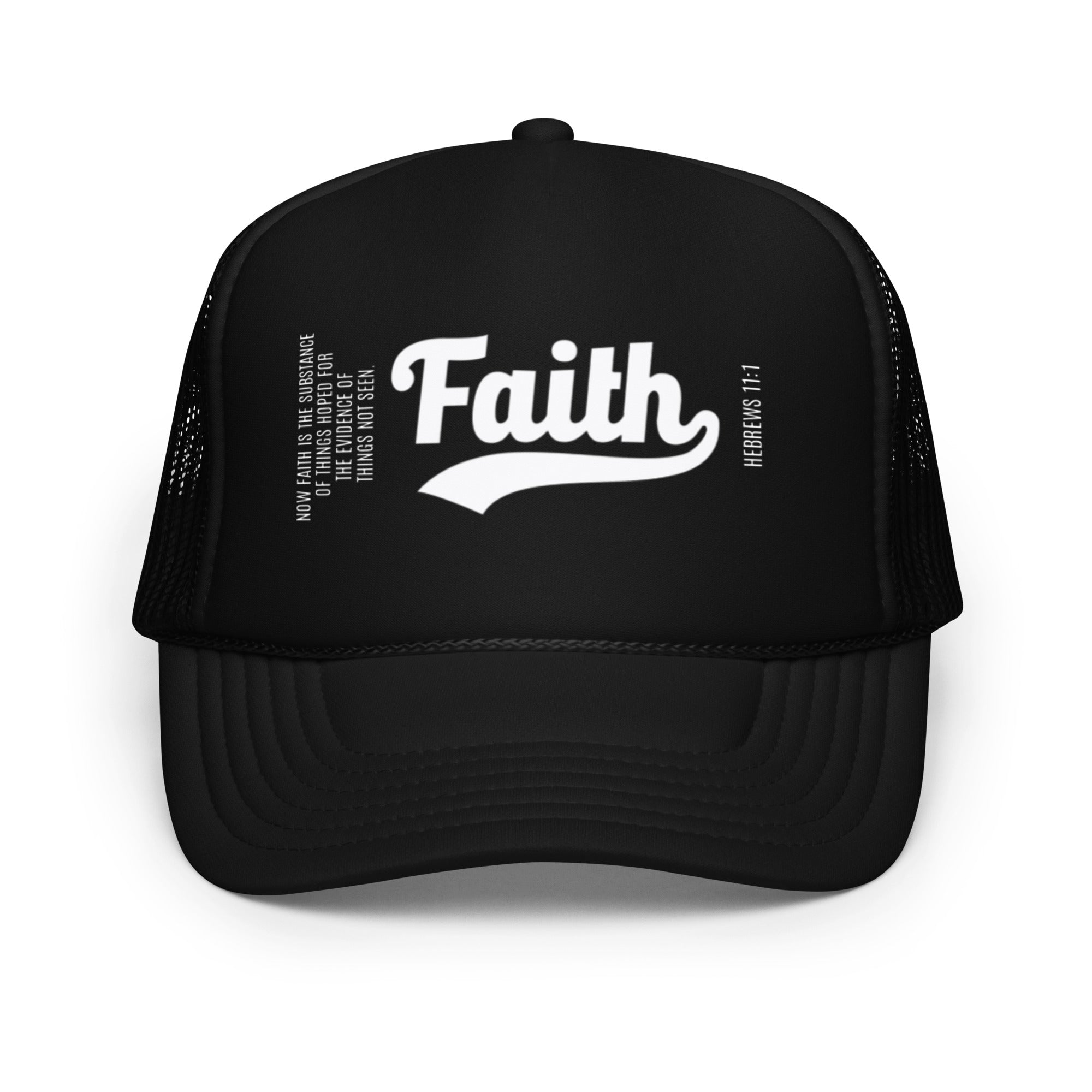 Faith (Hebrews 11:1) Trucker Cap Black