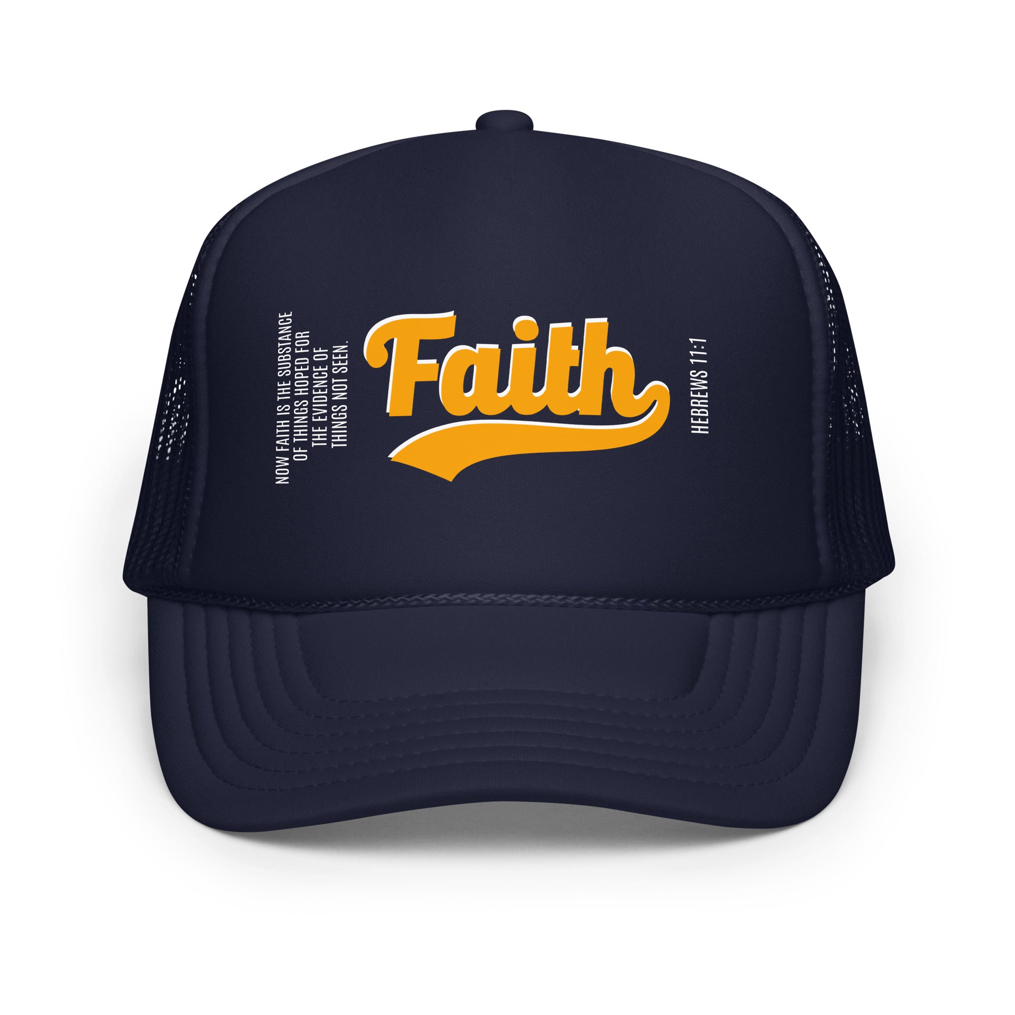 Navy Blue Foam trucker hat